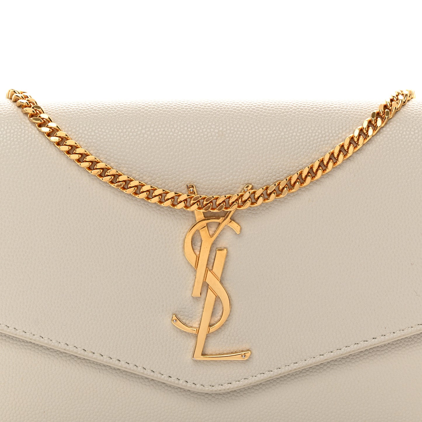 Grain De Poudre Monogram Uptown Chain Wallet Crema Soft