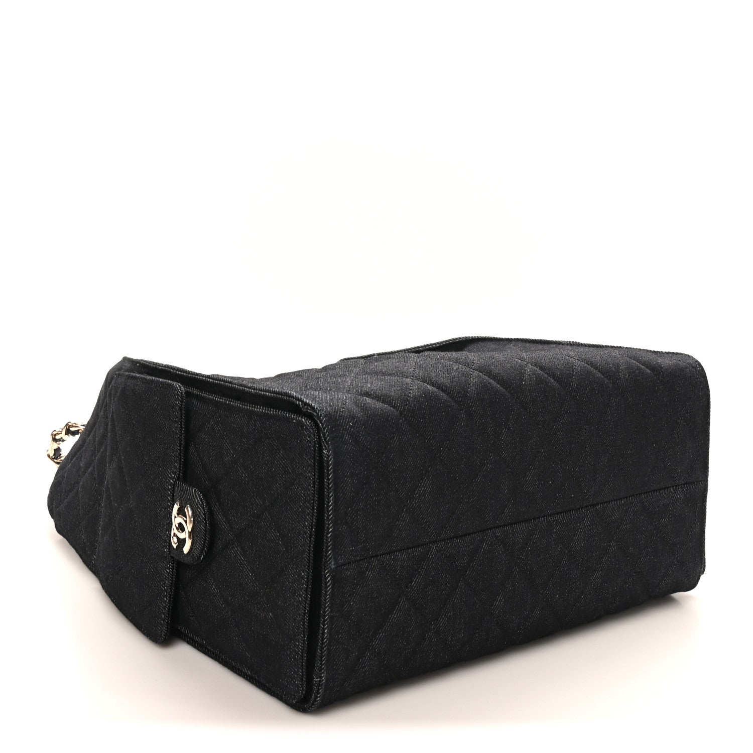 Chanel Denim Quilted Medium Chanel 25 Handbag Dark Blue 5 of 11