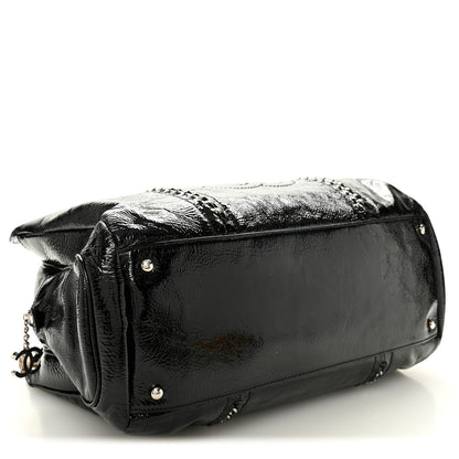 Chanel Patent Calfskin Large Luxe Ligne Tote Black 4 of 12