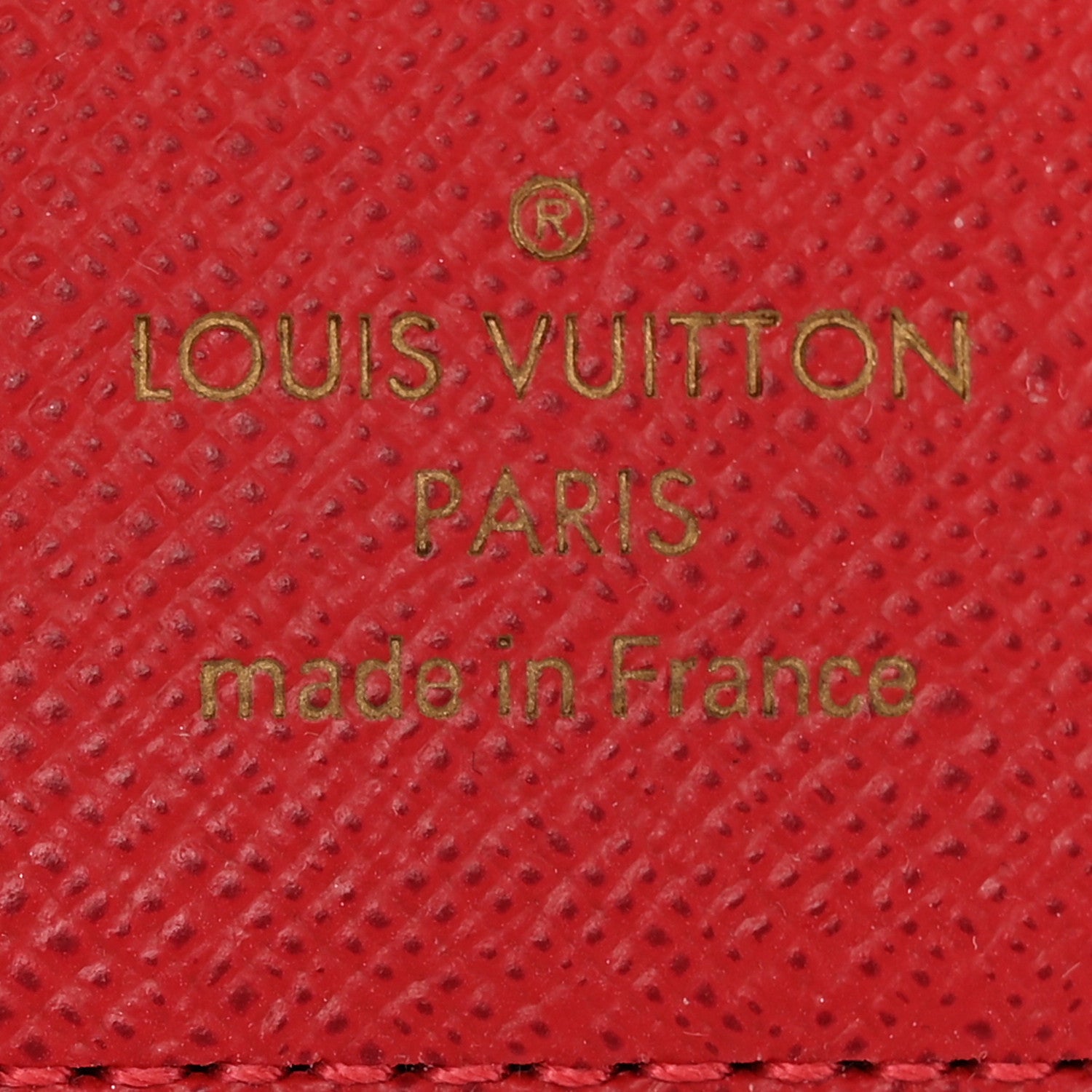 Louis Vuitton Damier Ebene Studded Victorine Wallet Cherry 6 of 12