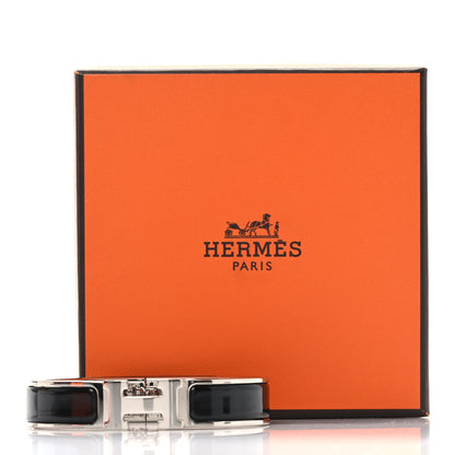 Hermes Enamel Narrow Clic Clac H Bracelet PM Black 5 of 5