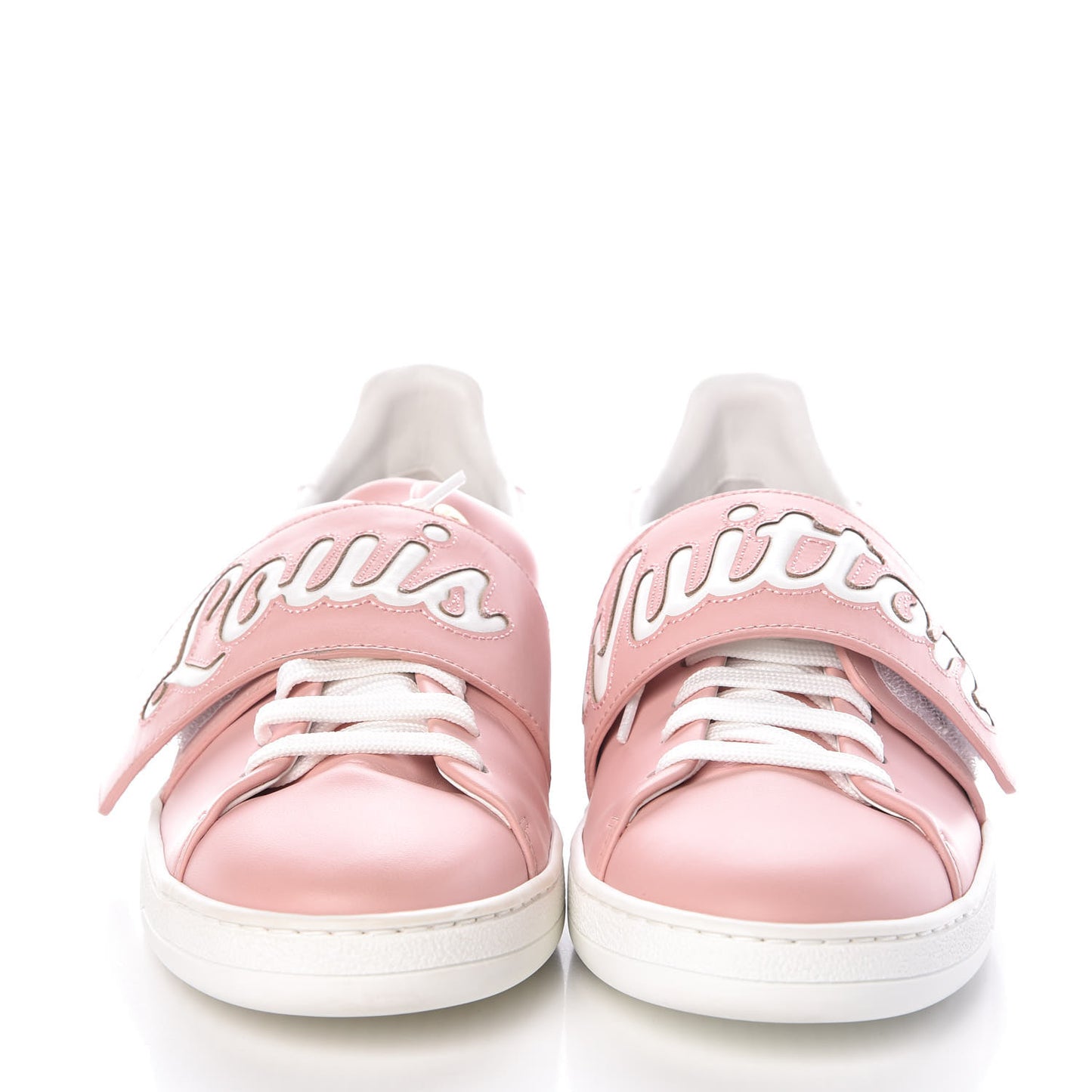 Calfskin Frontrow Sneakers 38 Rose Clair
