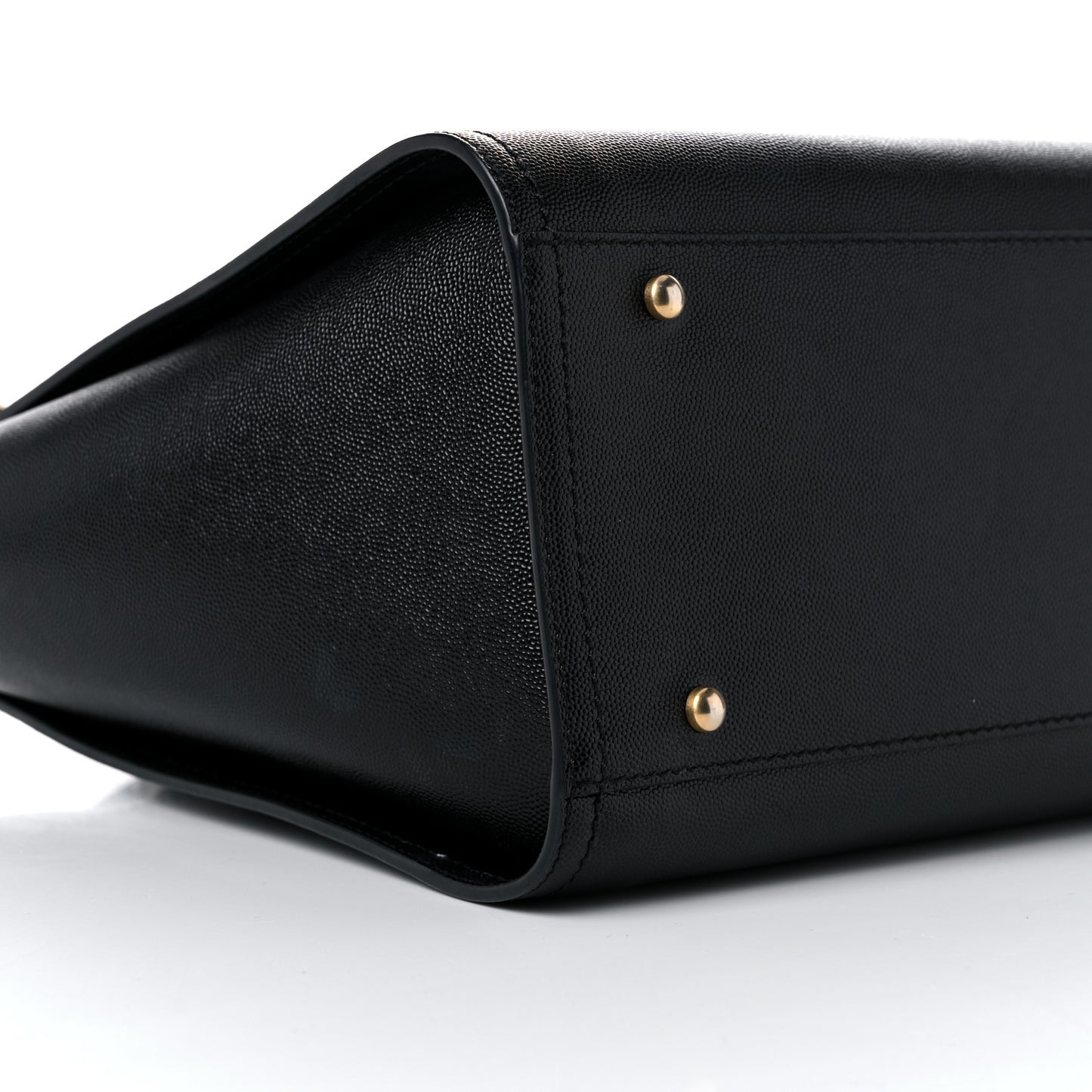 Caviar Small Studded Deauville Tote Black