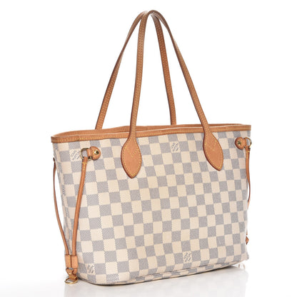 Louis Vuitton Damier Azur Neverfull PM 3 of 8