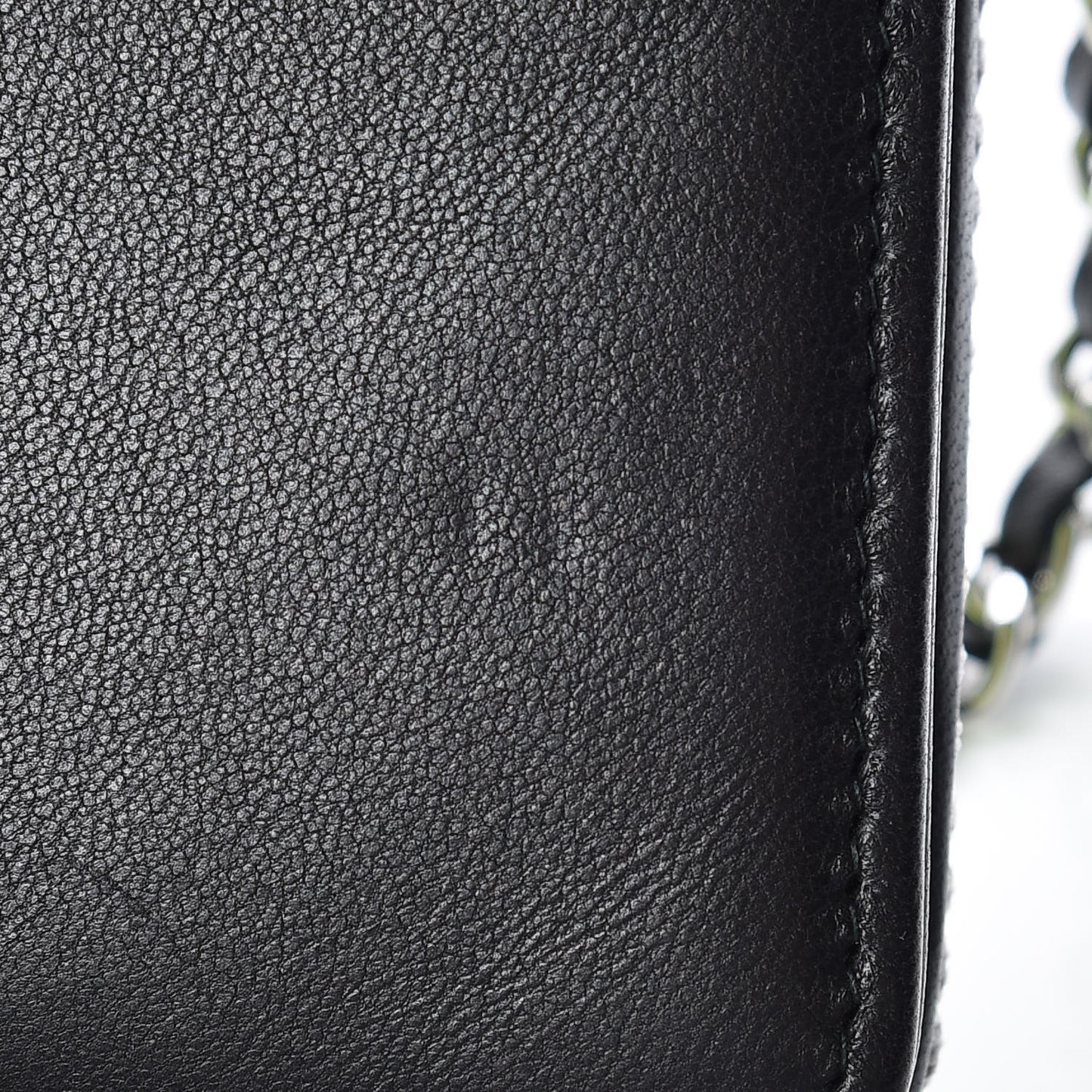 Canvas Quilted Fluo Boy Wallet On Chain WOC Black Grey Yellow
