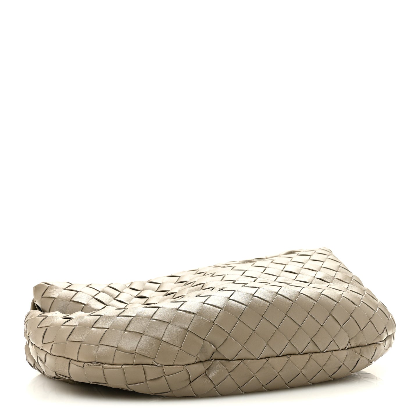 Nappa Intrecciato Teen Jodie Hobo Taupe Grey