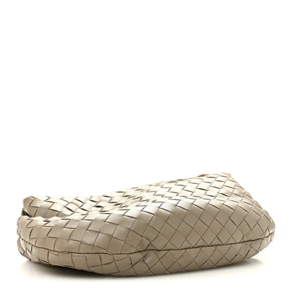Bottega Veneta Nappa Intrecciato Teen Jodie Hobo Taupe Grey 4 of 10