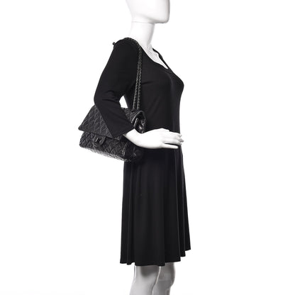 Chanel Metallic Aged Calfskin Quilted 2.55 Reissue 227 Flap So Black 2 of 15