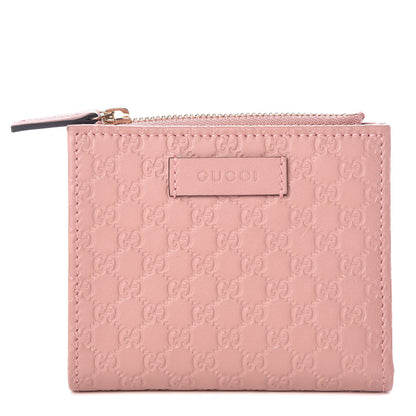 Gucci Microguccissima Bi-Fold Wallet Soft Pink 1 of 7