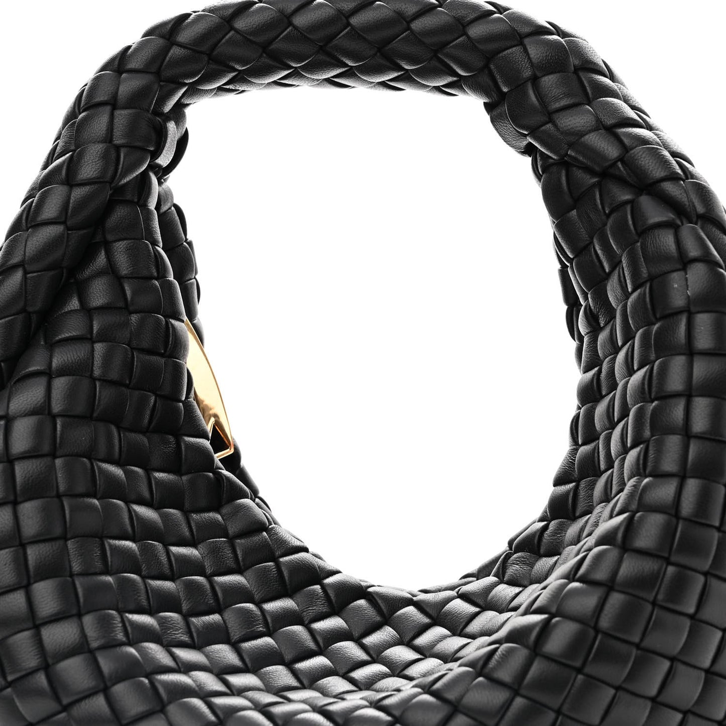 Lambskin Intrecciato Mini Padded Jodie Black