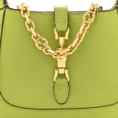 Gucci Lizard Mini Jackie 1961 Green 8 of 10