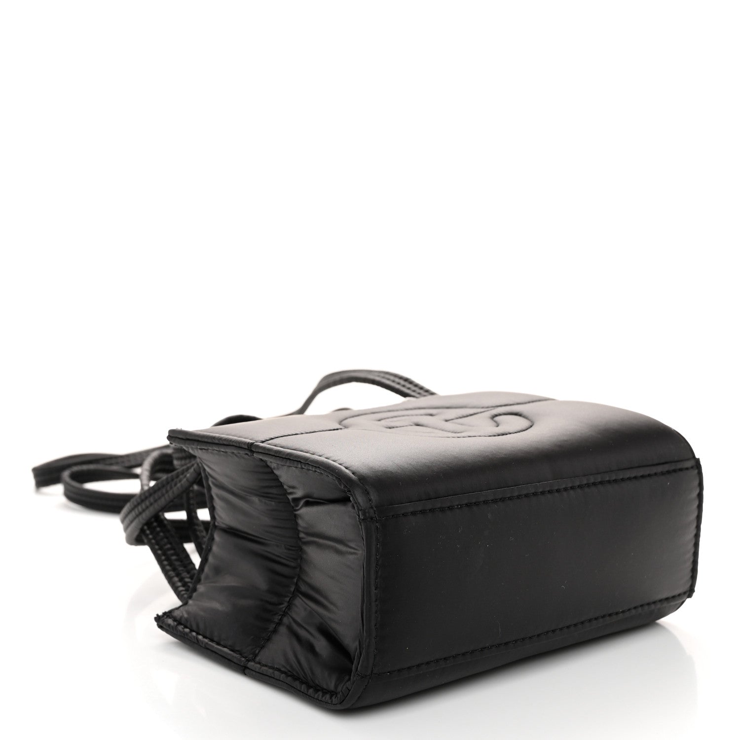 Telfar Nylon Small Puff Shopping Bag Black 4 of 9