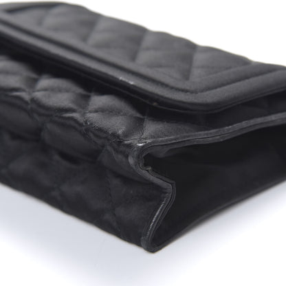 Chanel Satin Quilted Tassel Mini Flap Black 8 of 11