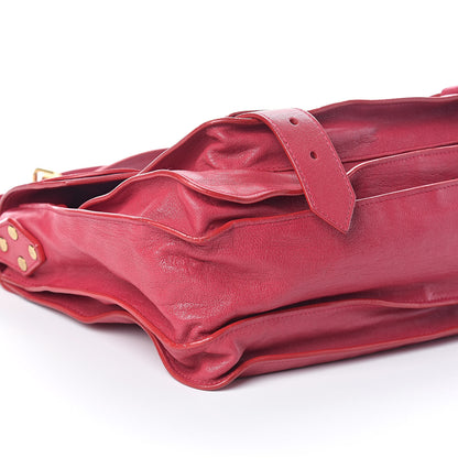Proenza Schouler Lambskin Medium PS1 Satchel Raspberry 8 of 9