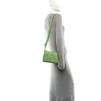 Bottega Veneta Grained Calfskin Maxi Intrecciato Cassette Crossbody Bag Pistachio 2 of 12