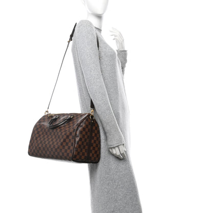 Louis Vuitton Damier Ebene Speedy Bandouliere 35 2 of 12