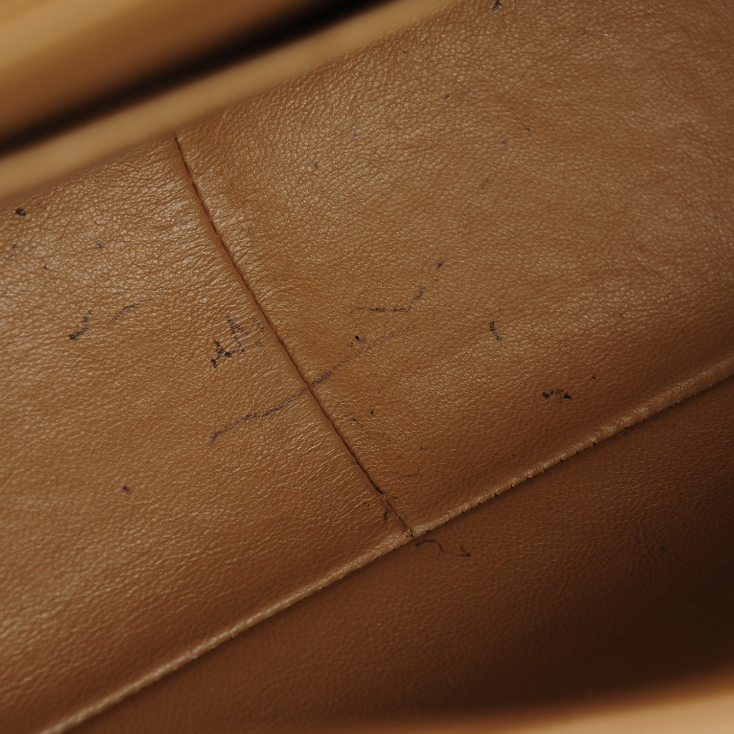 Chanel Caviar Vertical Quilted Jumbo Flap Beige 10 of 13