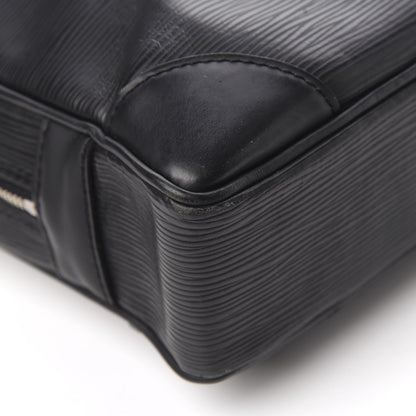 Louis Vuitton Epi Porte-Documents Voyage Briefcase Black 9 of 11