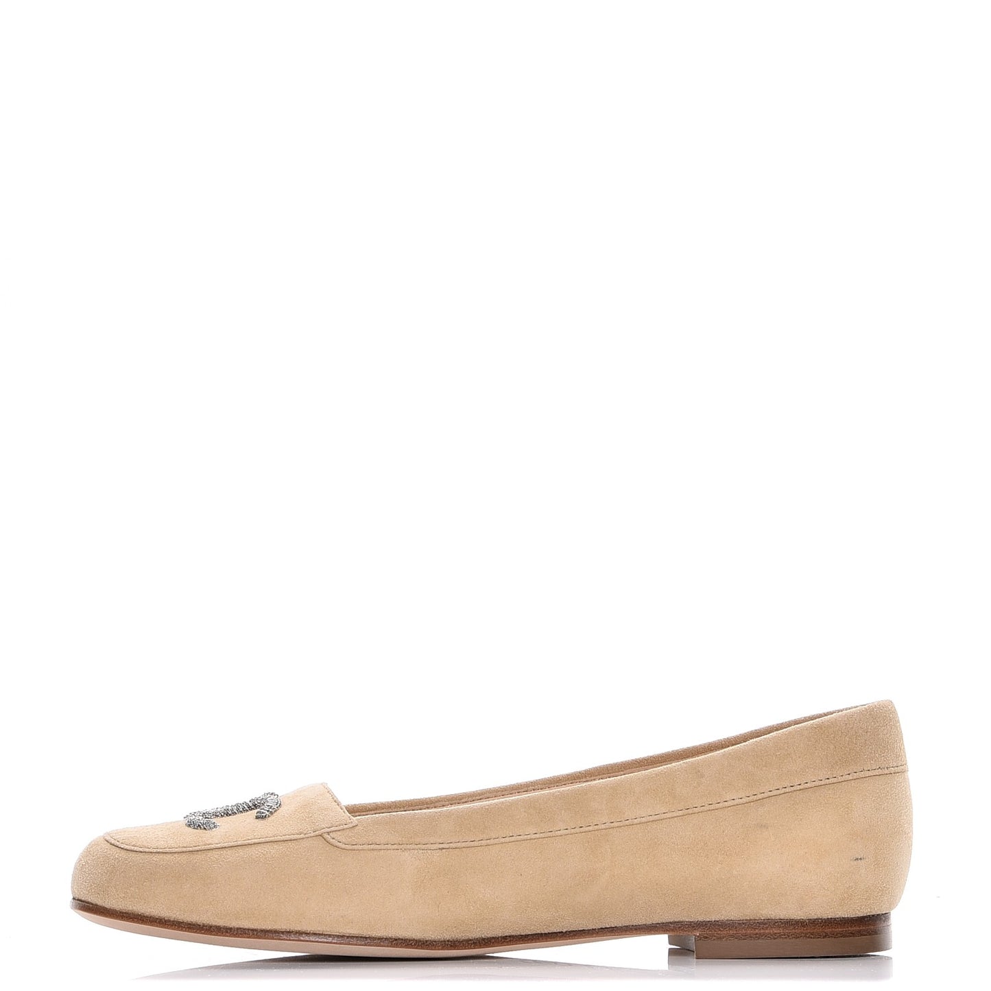 Kid Suede CC Flats 36.5 Beige