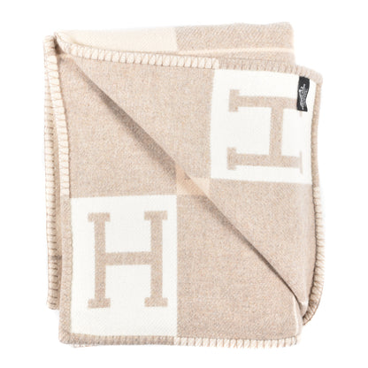Hermes Wool Cashmere Avalon III Blanket Coco Camomille 2 of 3