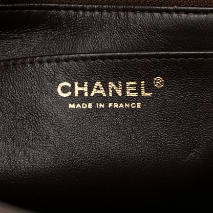 Chanel Lambskin Quilted Jumbo Single Flap Dark Brown 6 of 15