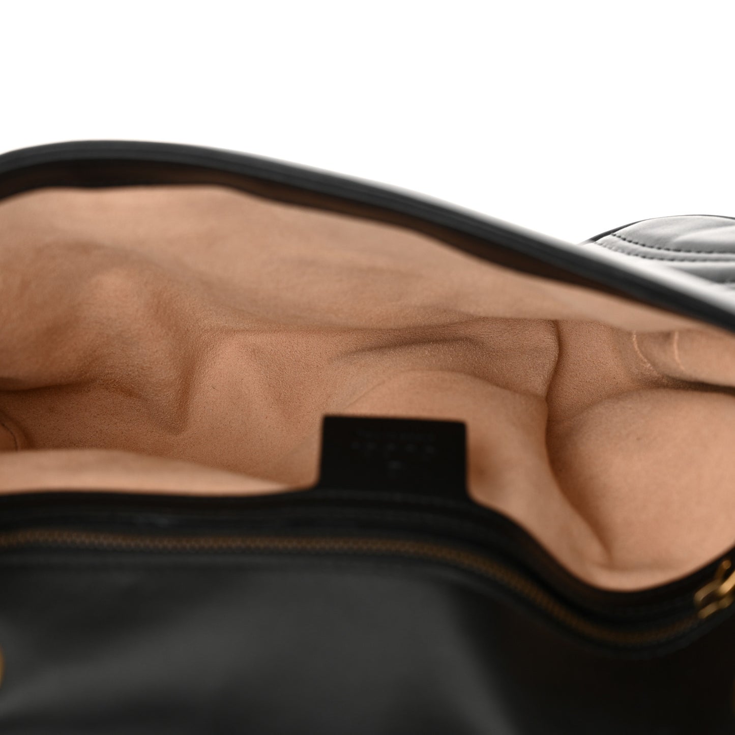 Calfskin Matelasse Small GG Marmont Shoulder Bag Black