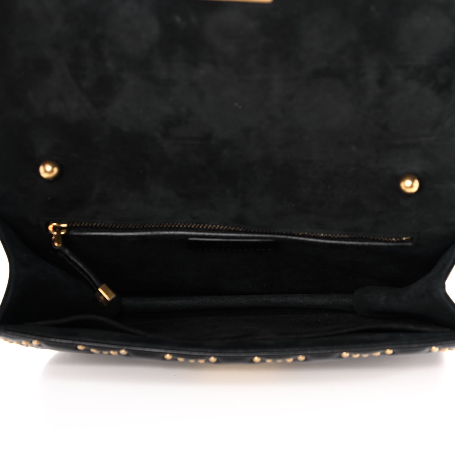 Christian Dior Lambskin Cannage Studded Large Dioraddict Flap Bag Black 5 of 14
