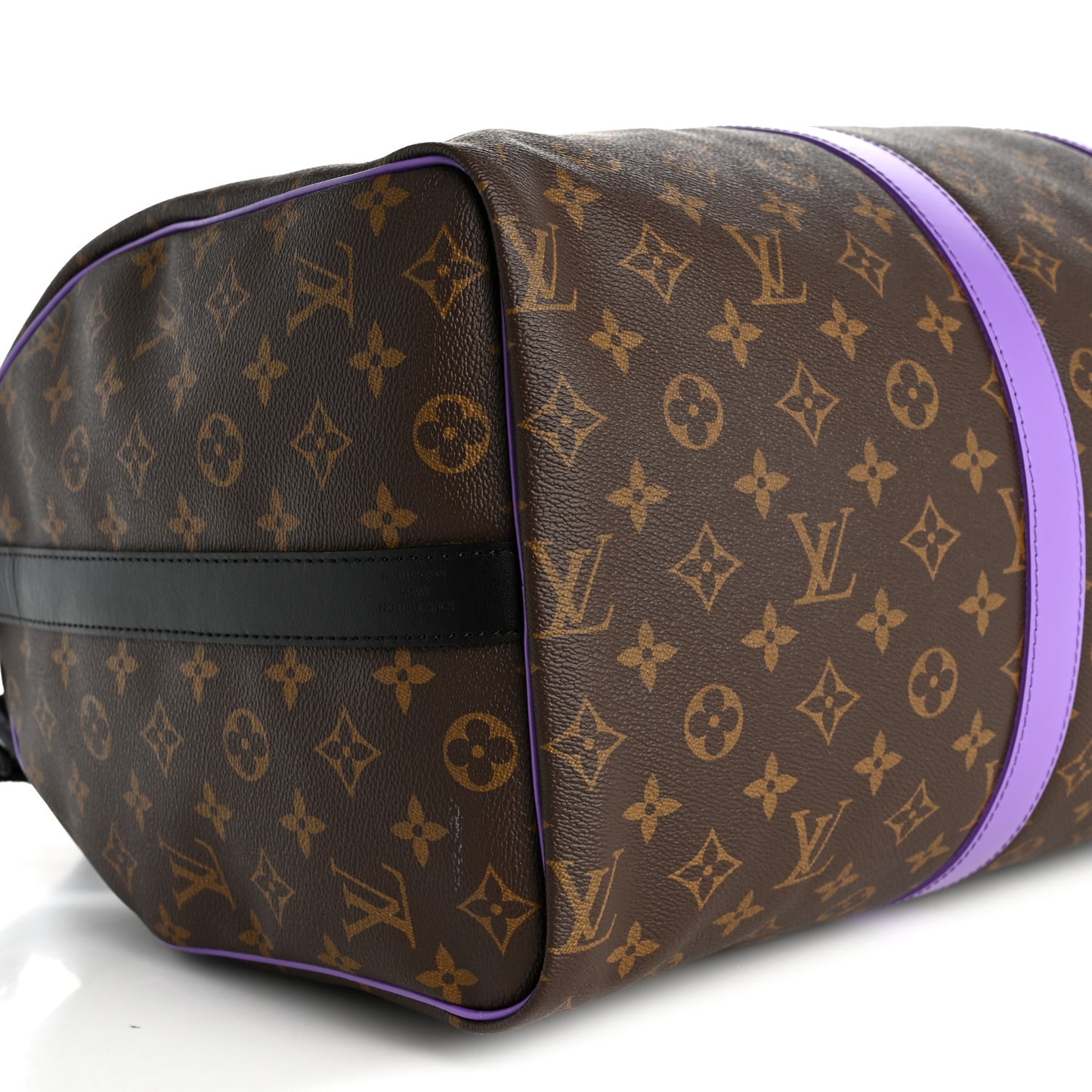 Monogram Macassar LV Colormania Keepall Bandouliere 50 Purple