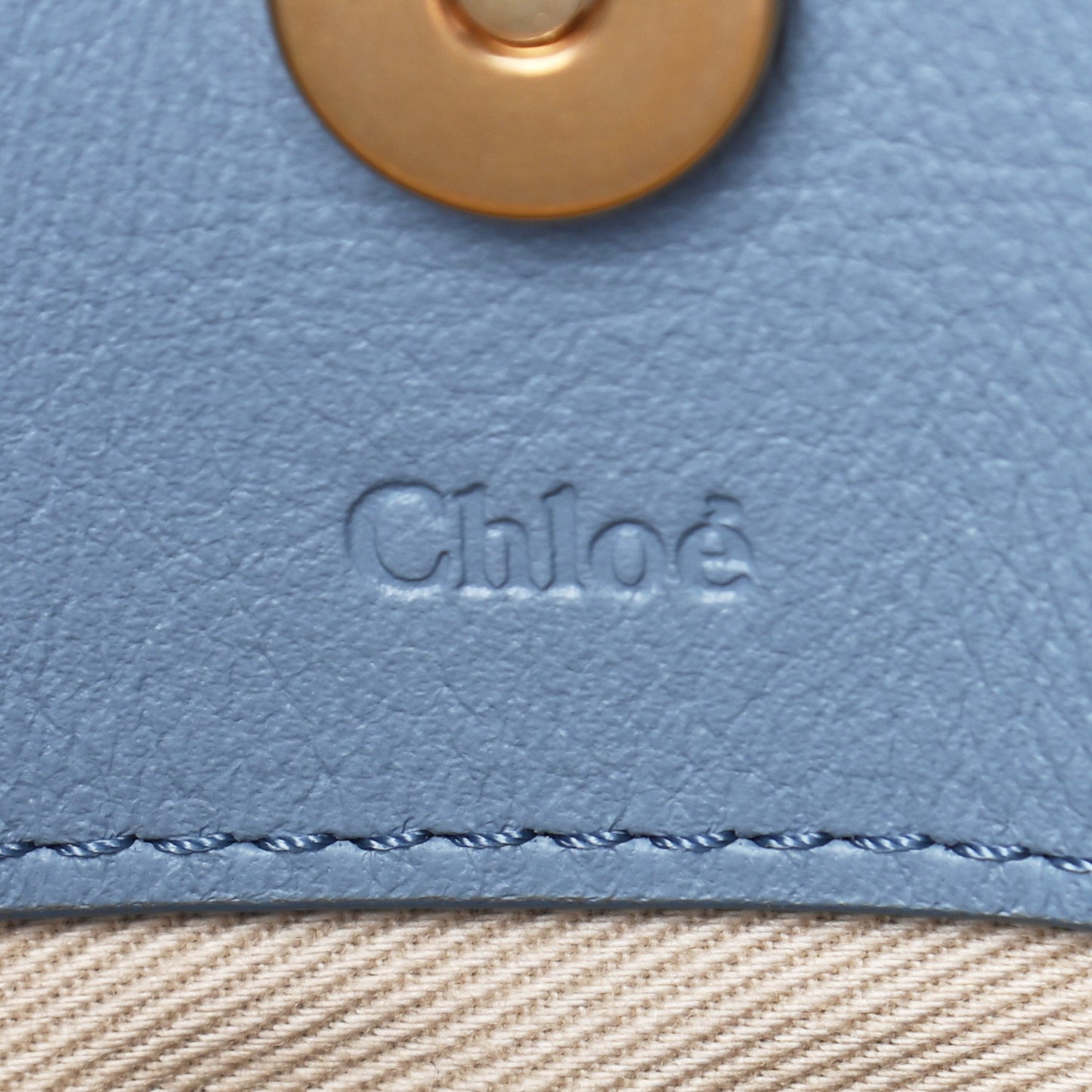 Calfskin Suede Mini Roy Bag Cloudy Blue