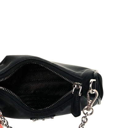 Prada Tessuto Nylon Mini Re-Edition 2000 Shoulder Bag Black 5 of 8