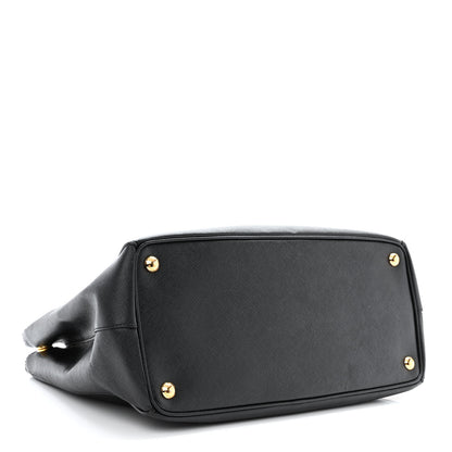 Prada Saffiano Medium Galleria Double Zip Tote Black 4 of 19