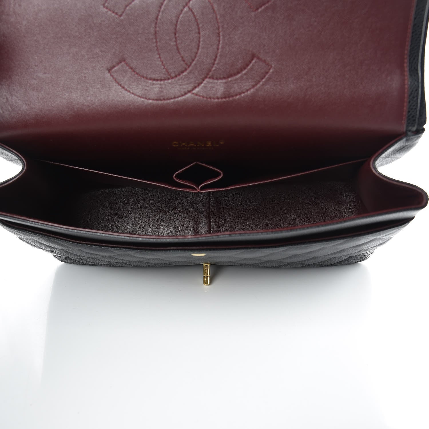Chanel Caviar Quilted Maxi Double Flap Black 5 of 9