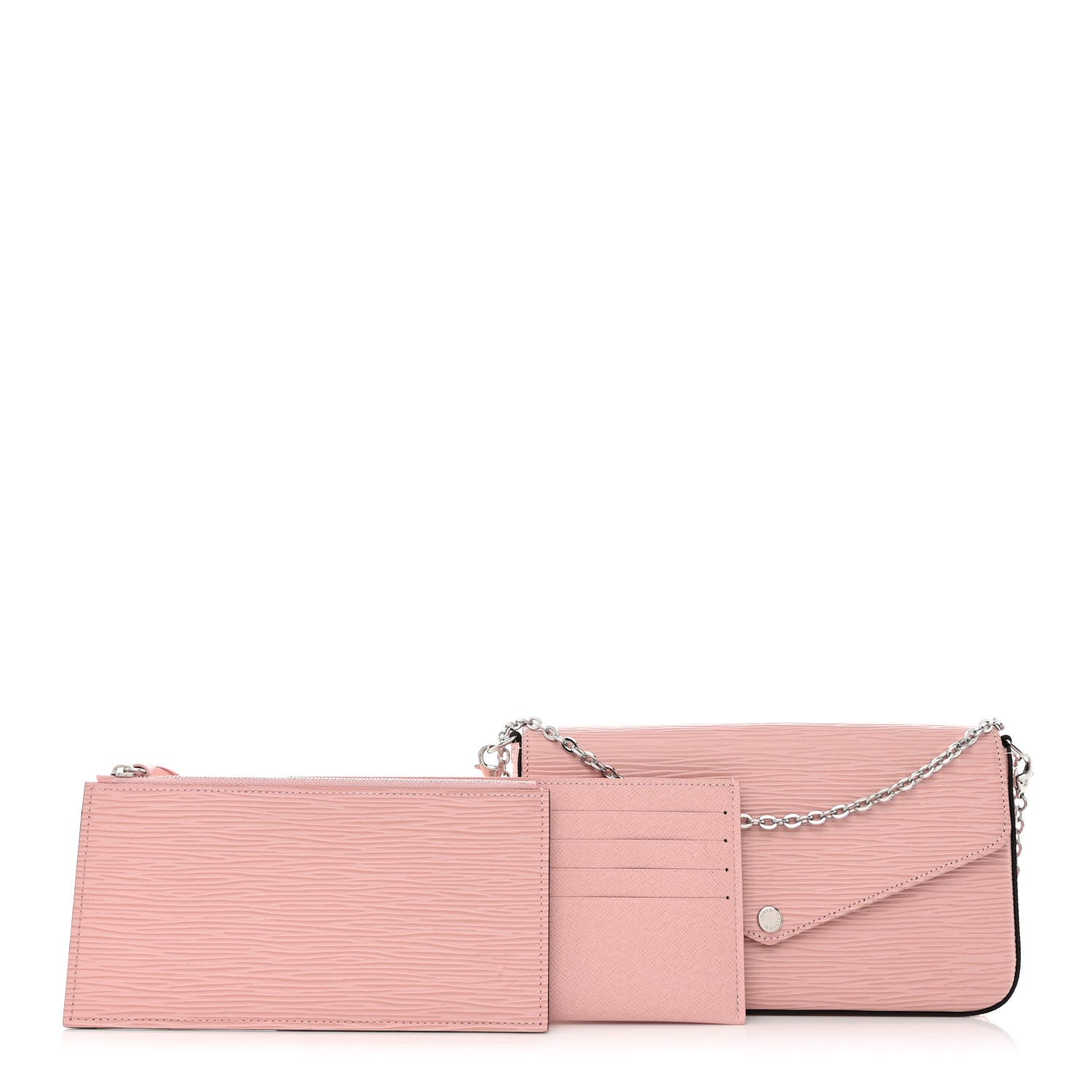 Louis Vuitton Epi Pochette Felicie Rose Ballerine 1 of 11
