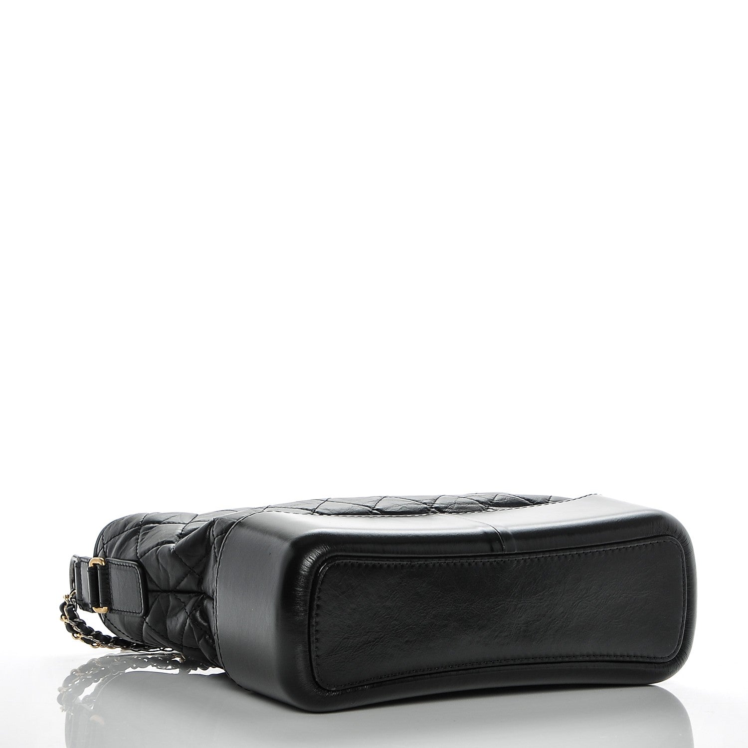 Chanel Aged Calfskin Quilted Medium Gabrielle Hobo Black 4 of 7