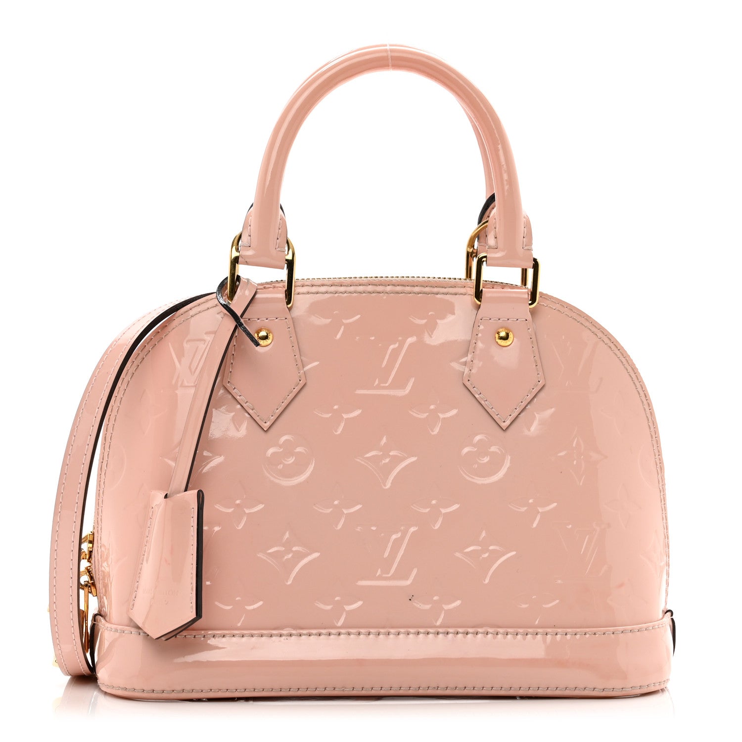 Louis Vuitton Vernis Alma BB Rose Ballerine 1 of 12