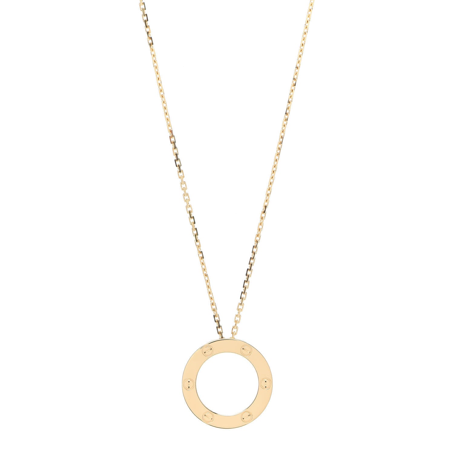 Cartier 18K Yellow Gold LOVE Pendant Necklace 1 of 6