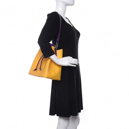 Louis Vuitton Epi NeoNoe MM Citron Violet 2 of 8