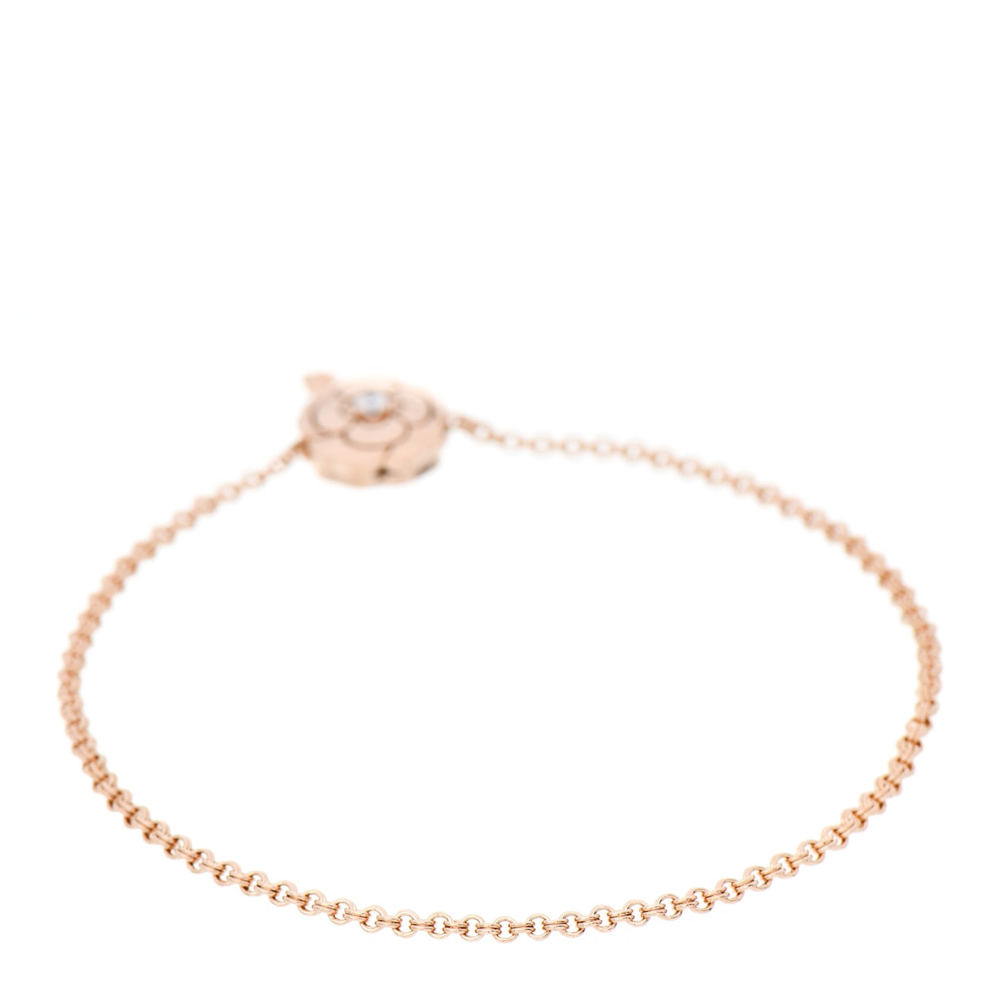 18K Rose Gold Diamond Extrait de Camelia Bracelet
