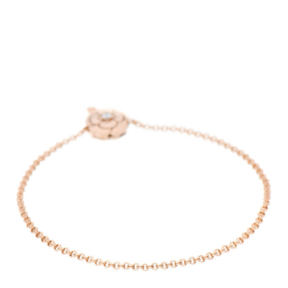 Chanel 18K Rose Gold Diamond Extrait de Camelia Bracelet 2 of 4