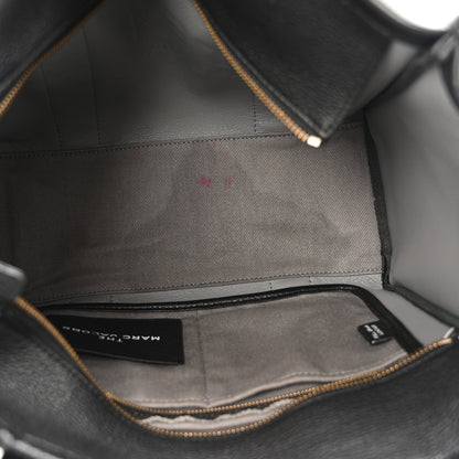 Marc Jacobs Grained Calfskin Medium The Tote Bag Black 5 of 14