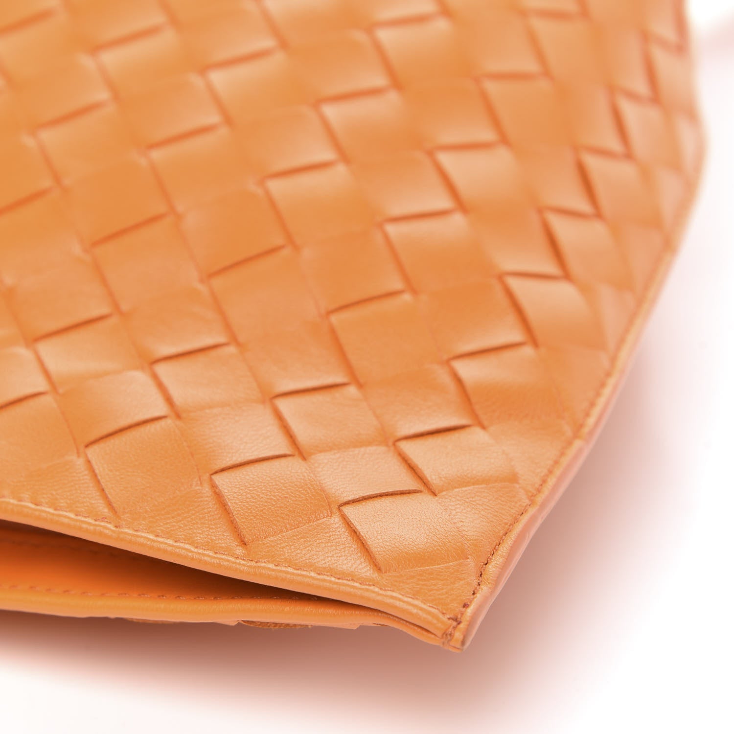 Bottega Veneta Nappa Intrecciato BV Twist Orange 9 of 9