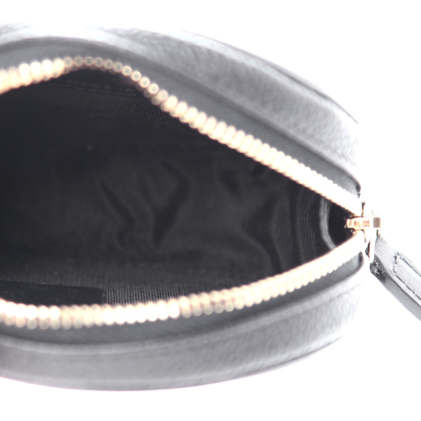 Caviar Quilted Filigree Zip Around Classic Coin Purse Black