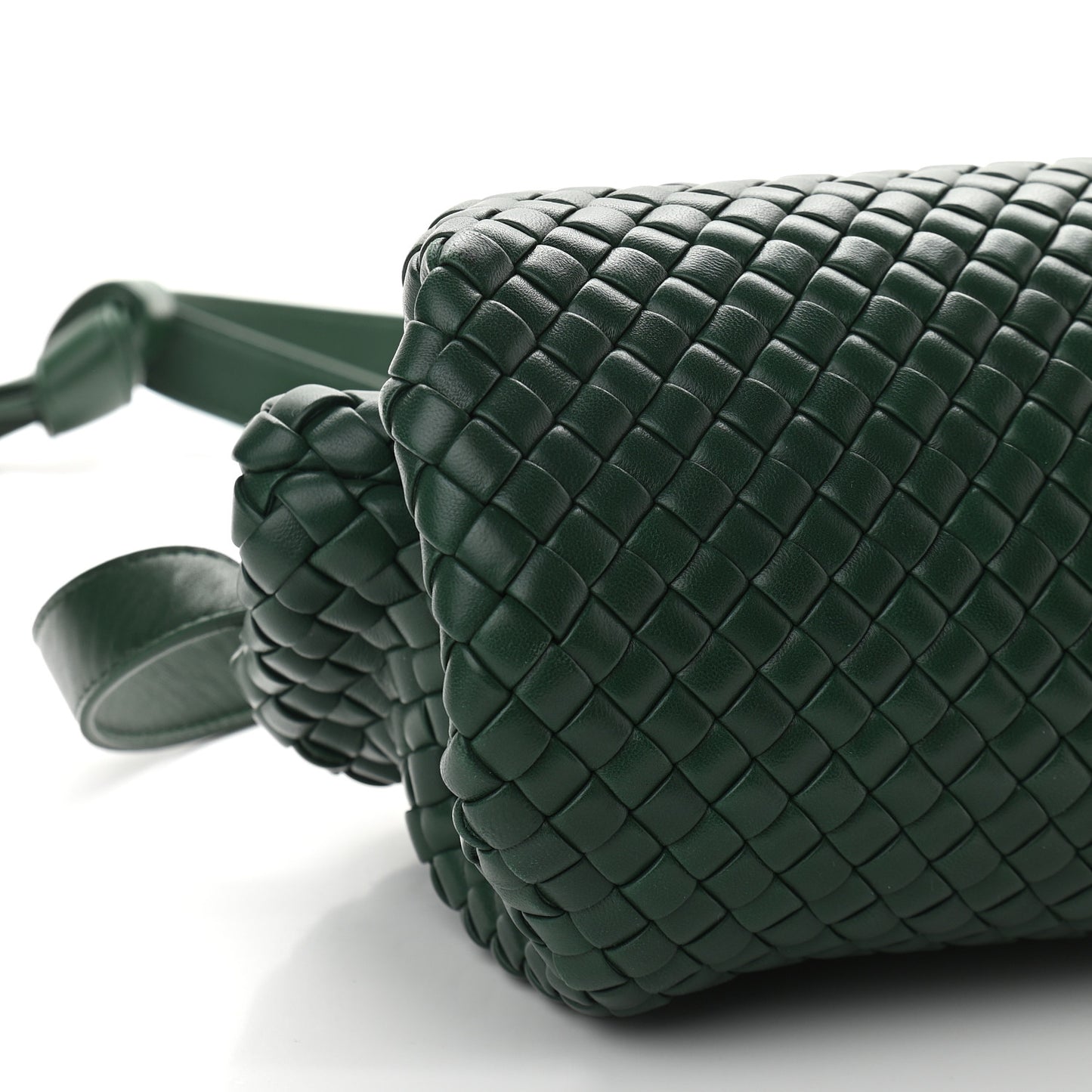 Nappa Intrecciato Small Padded The Handle Tote Raintree