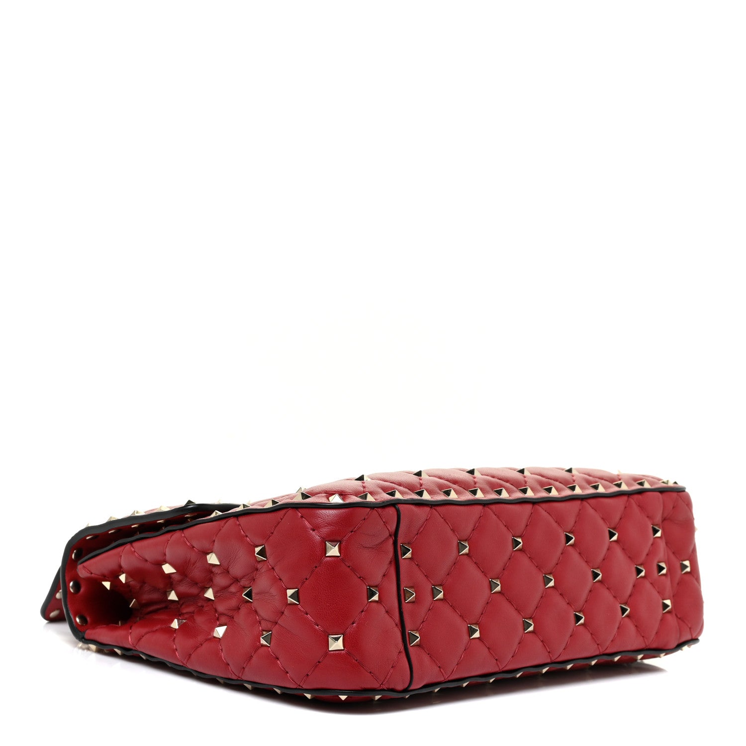Valentino Garavani Nappa Medium Rockstud Spike Shoulder Bag Rosso Valentino 4 of 12