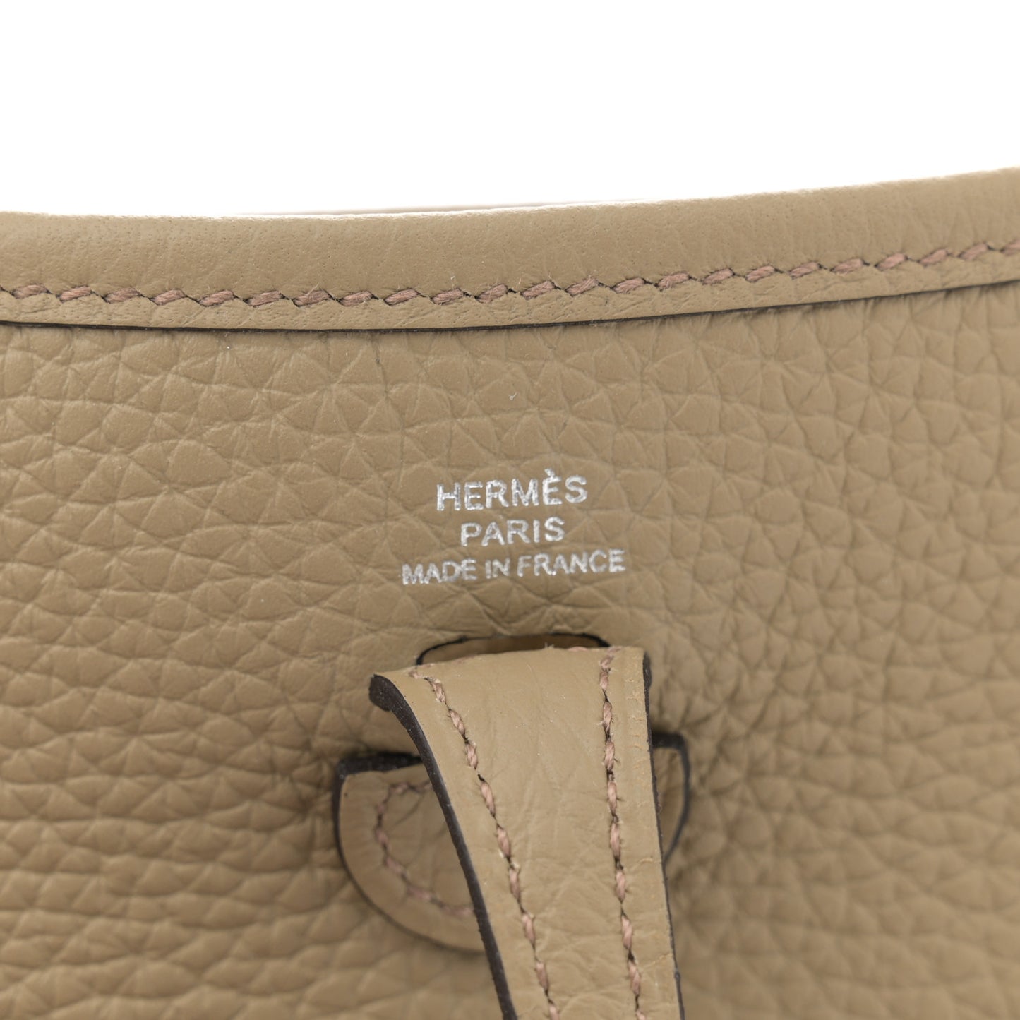 Taurillon Clemence Sangle Evelyne TPM Beige Marfa
