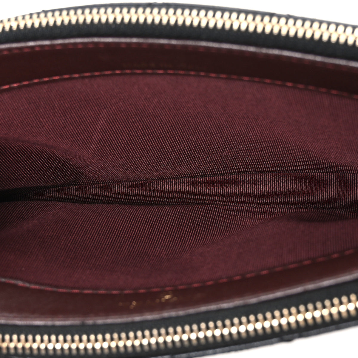 Lambskin Quilted Small Clutch With Chain Black