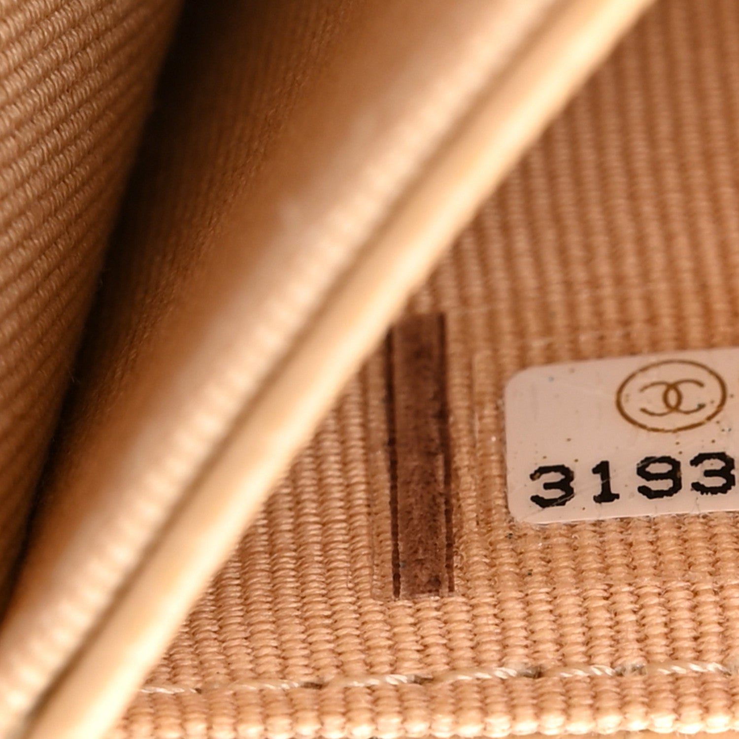 Chanel Caviar Quilted Flap Card Holder Wallet Beige 8 of 9