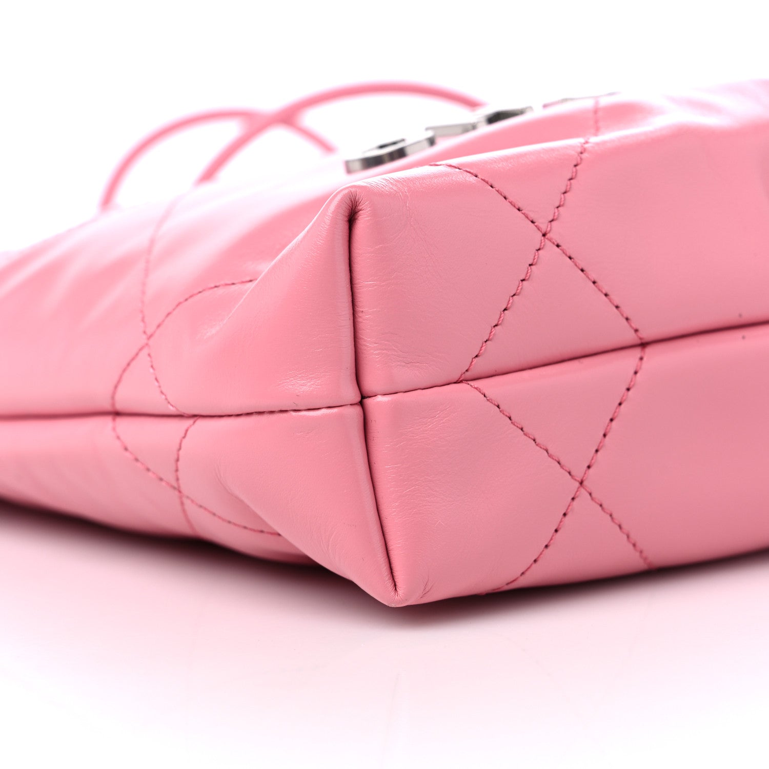 Chanel Shiny Calfskin Quilted Mini Chanel 22 Pink 8 of 10