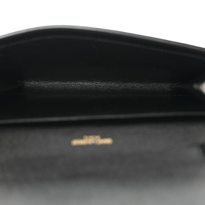 Saint Laurent Grain de Poudre Uptown Chain Wallet Black 6 of 12