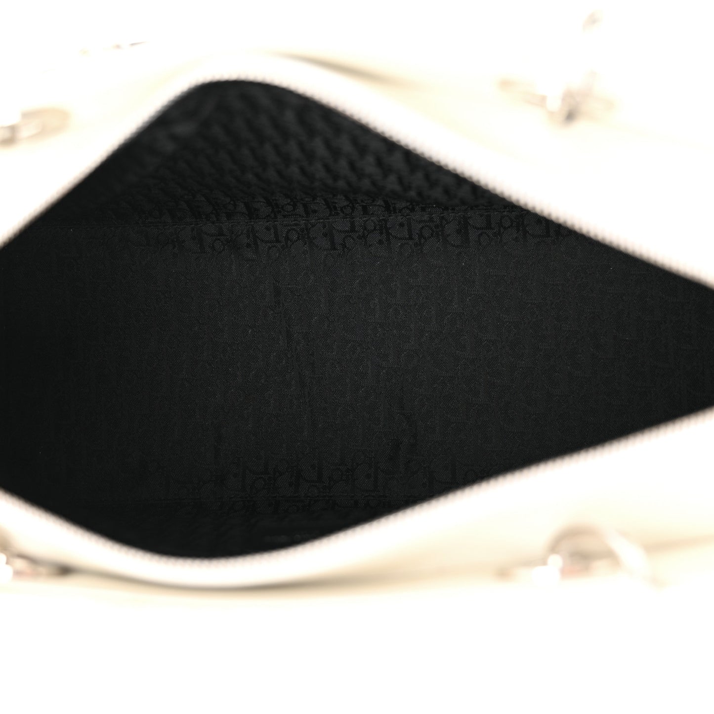 Lambskin Cannage Soft Lady Dior East West White
